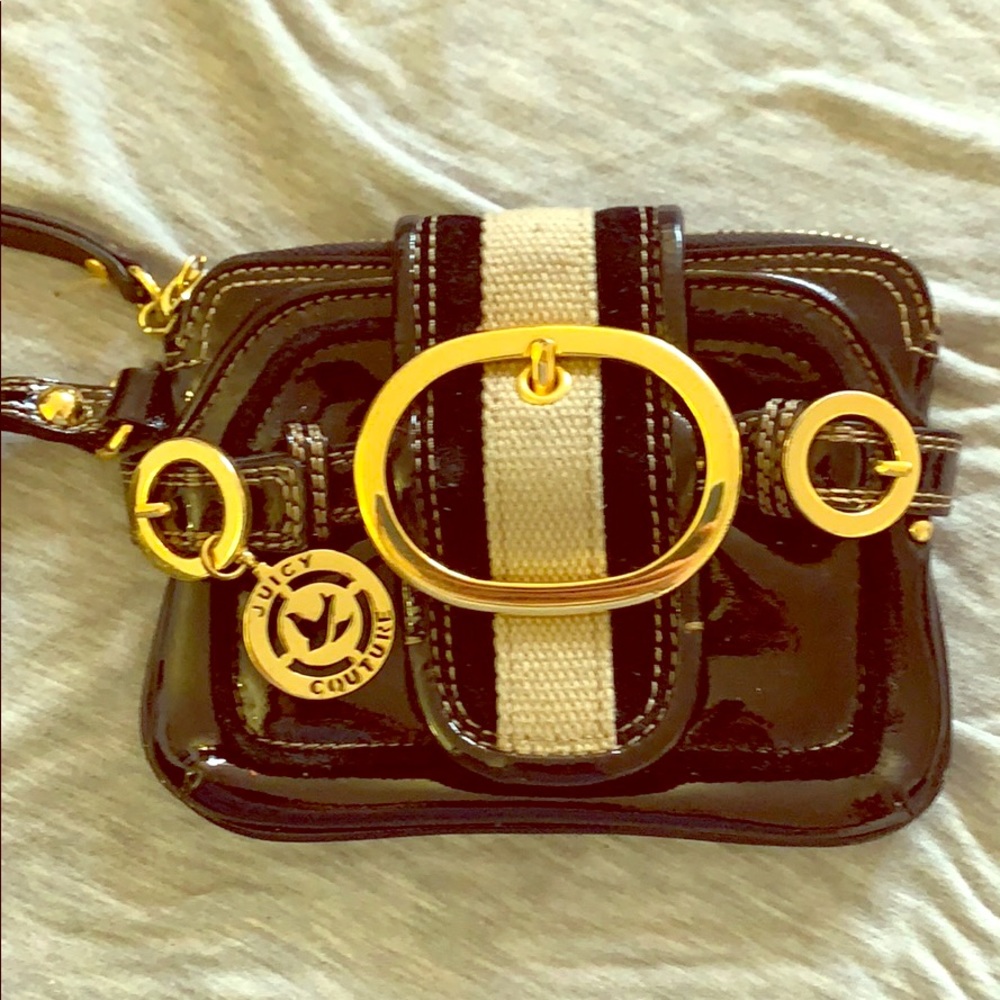 Juicy Wristlet with gold hardware